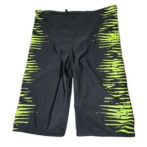 Speedo | Swim | Speedo Pro Lt Jammer Mens 34 Black Lime Interference ...